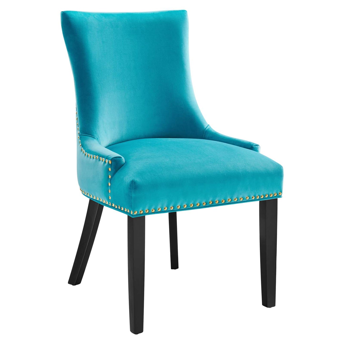 Modway Marquis Velvet Set of 2 Dining Chairs with Blue Finish EEI-5010-BLU