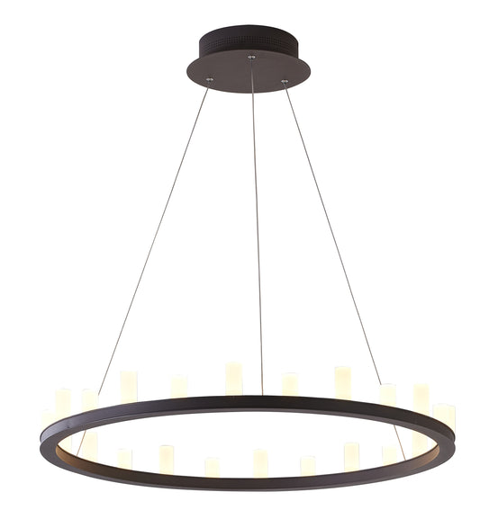 Coffee Brown LED Chandelier - FIT31C31C