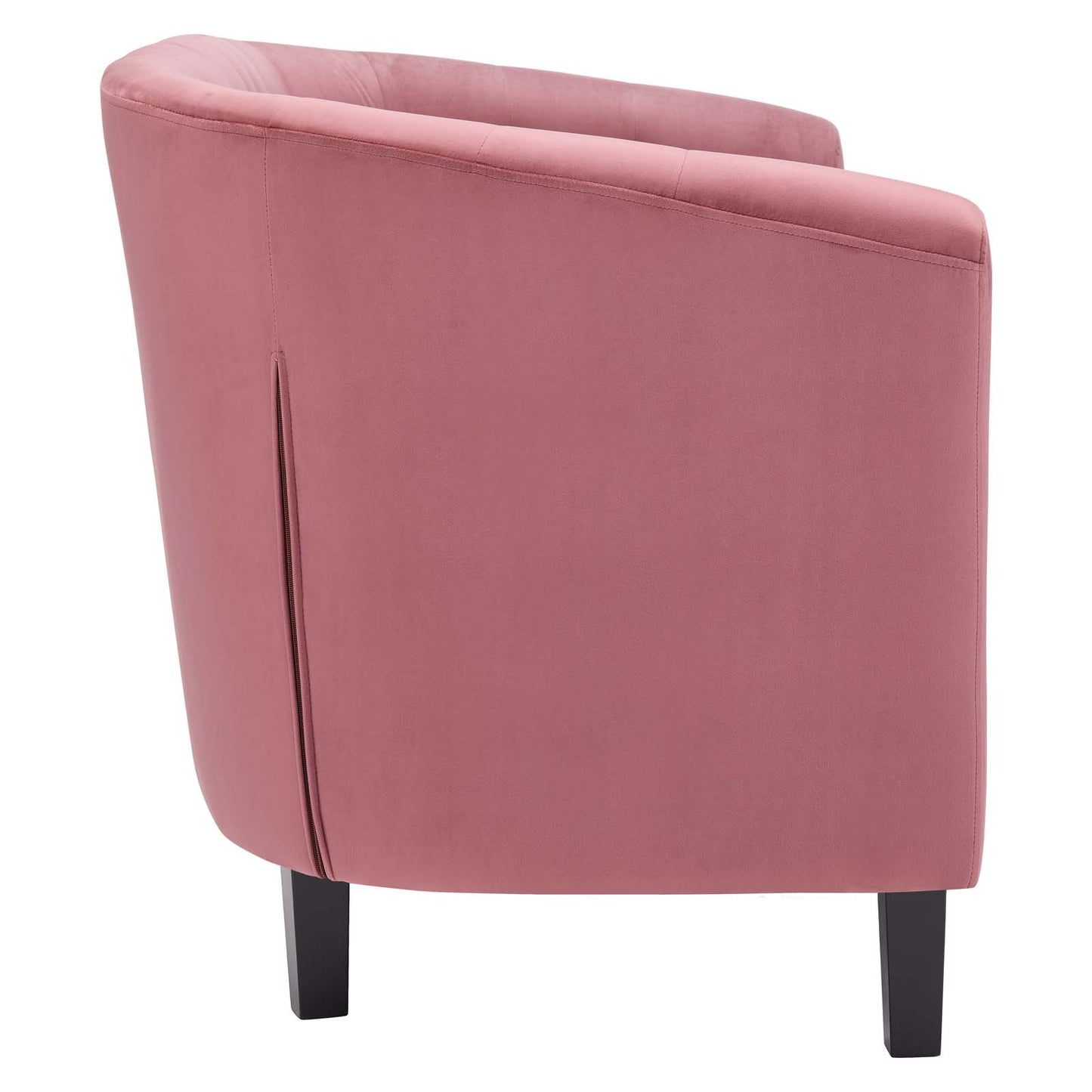 Modway Prospect Performance Velvet Loveseat, Dusty Rose