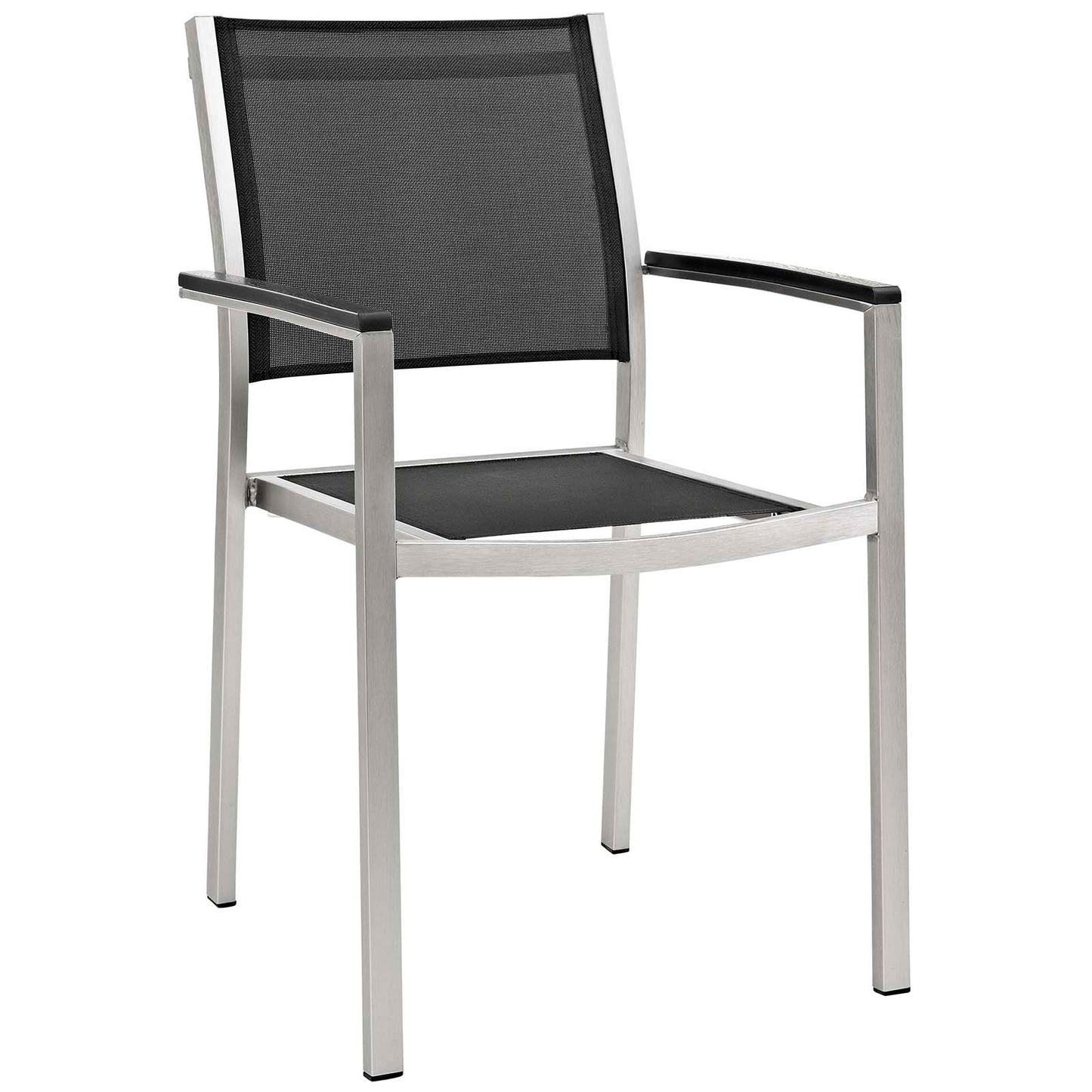 Modway Shore Armless Outdoor Patio Aluminum Chair