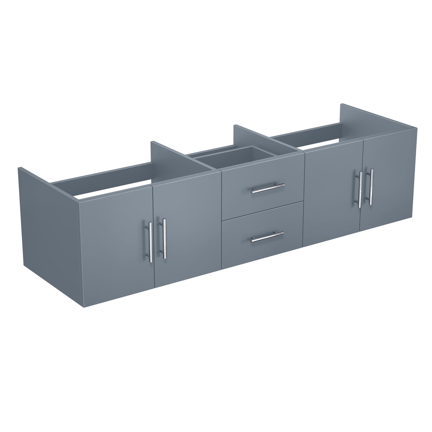 Geneva 72" Dark Grey Vanity Cabinet Only