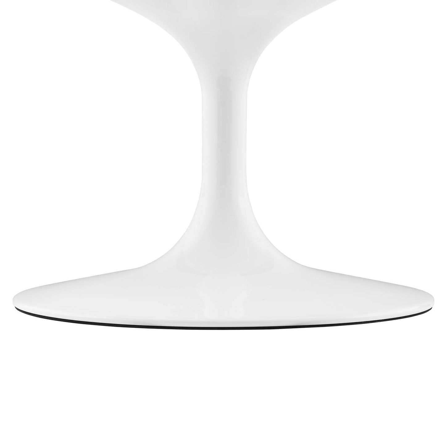 Modway White Lippa Round Terrazzo Coffee Table EEI-5710-WHI-WHI