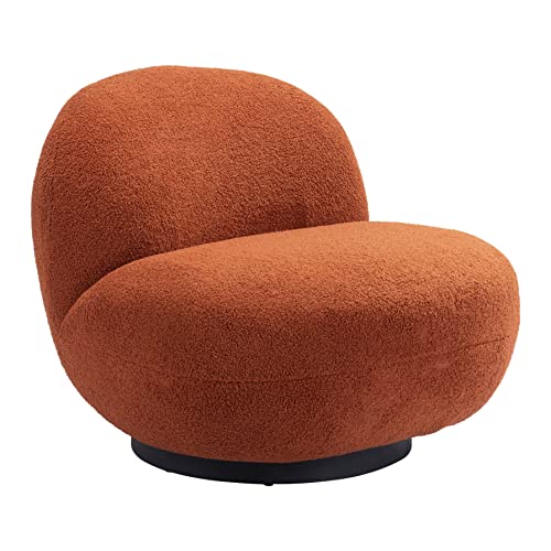 Zuo Modern - Myanmar Accent Chair Burnt Orange - Modern - Seating - Steel, Plywood, Foam, 100% Polyester - Indoor - 26.8in Height