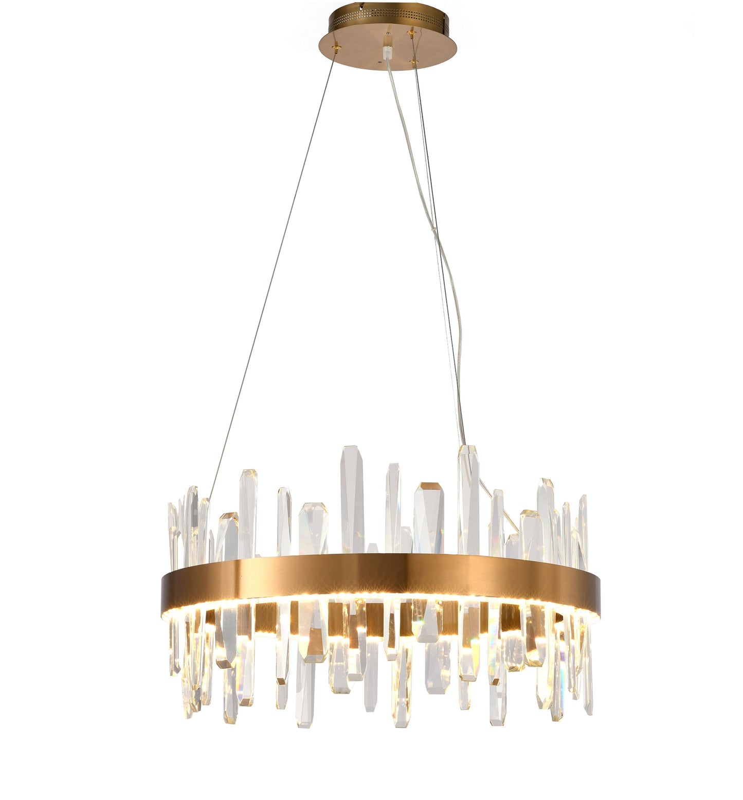 Antique Gold LED Chandelier - FT70C24G-1