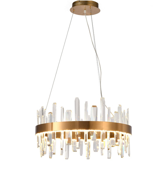 Antique Gold LED Chandelier - FT70C24G-1