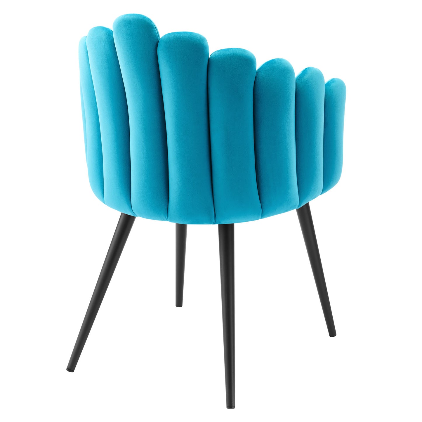 Modway Vanguard Dining Chair with Black Blue Finish EEI-4677-BLK-BLU