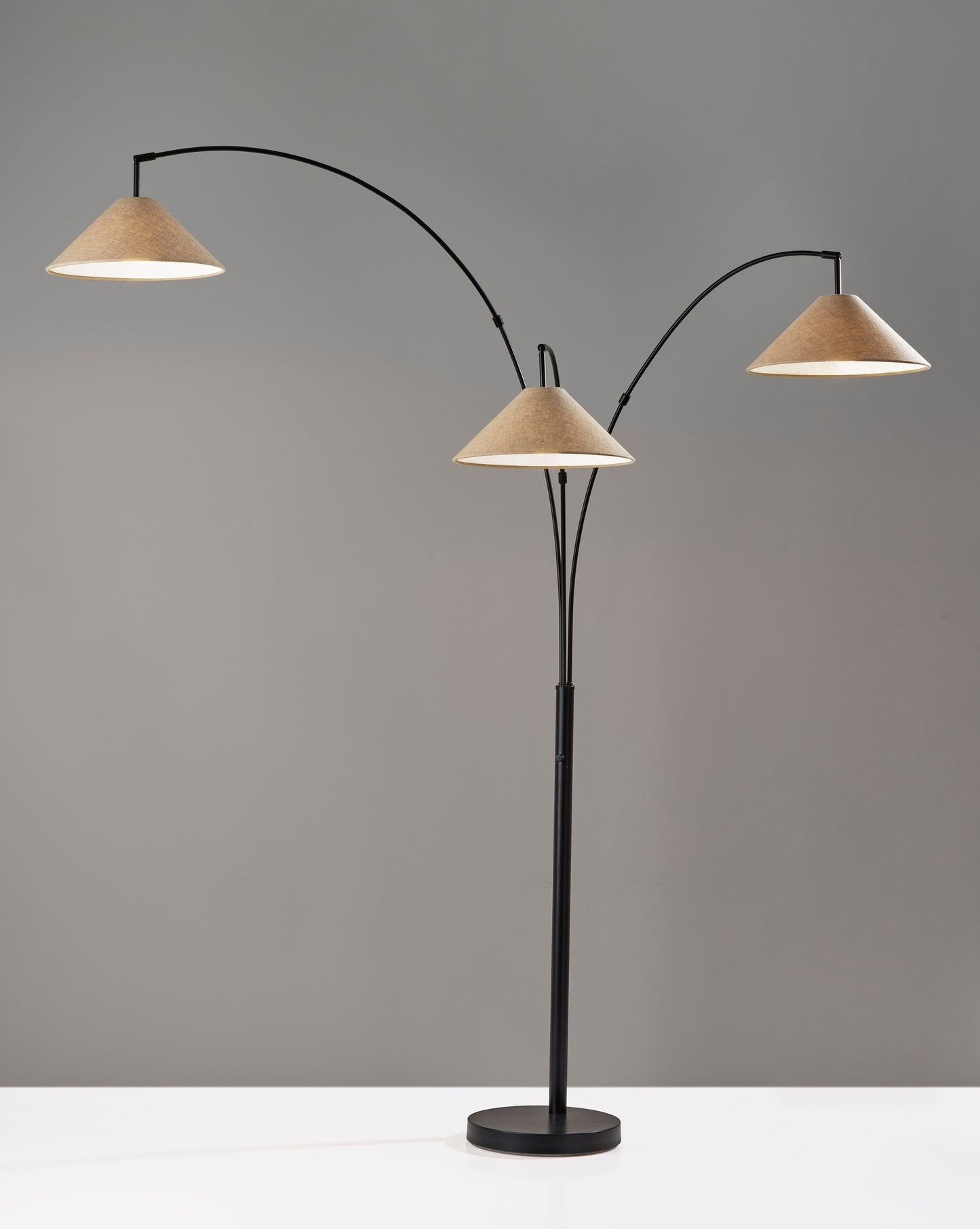 Braxton 3-Arm Arc Lamp