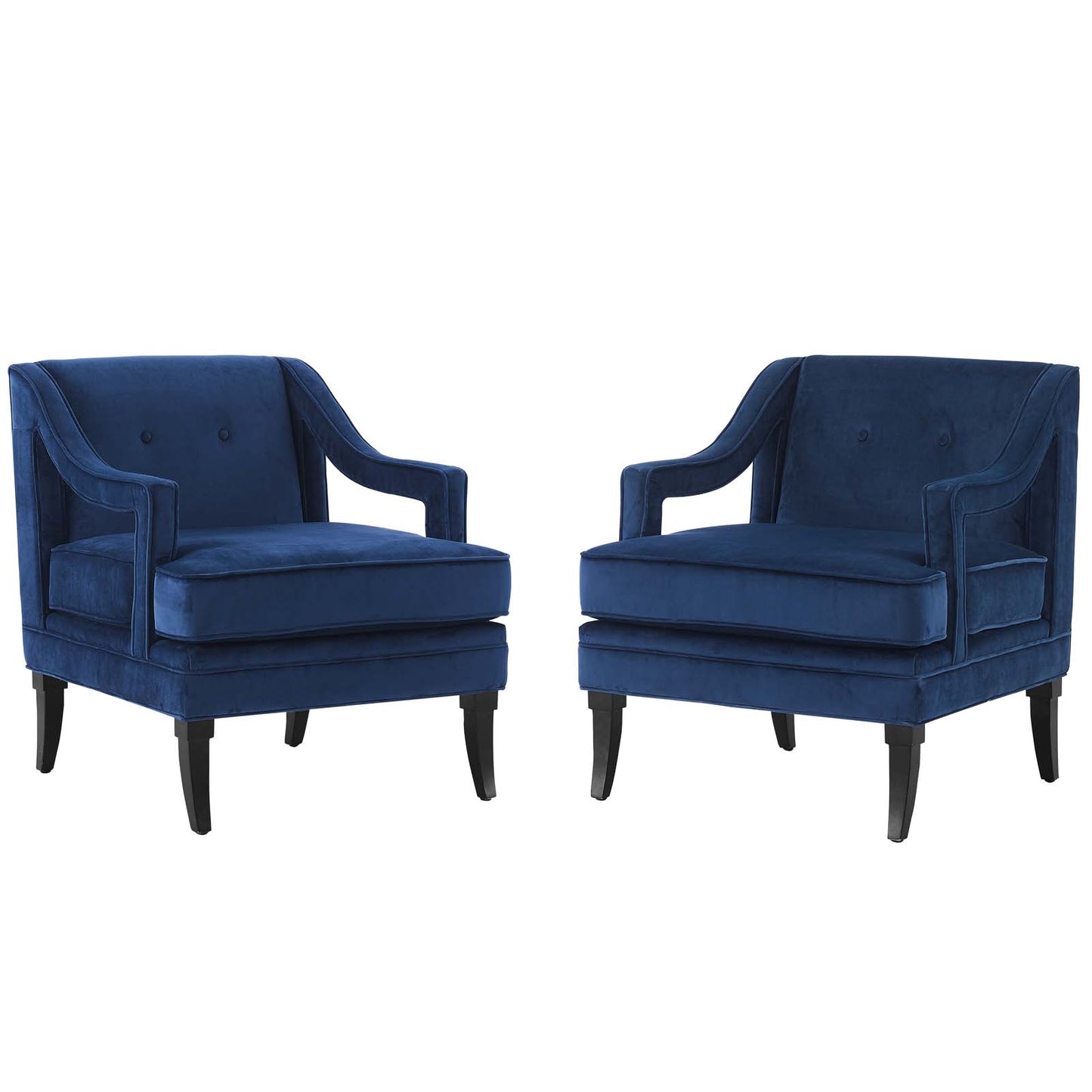 Modway Concur Living Room Set Performance Velvet Set