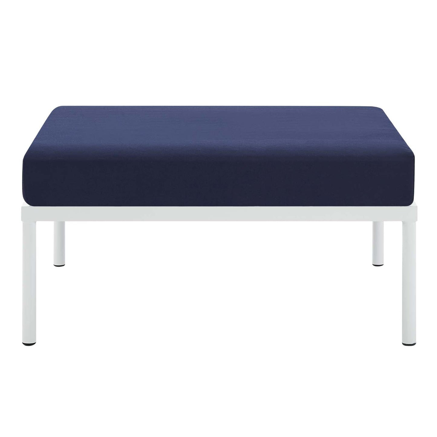 Modway EEI-4969-NAV Harmony Sunbrella Navy Outdoor Patio Aluminum Ottoman