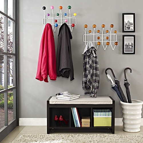 Modway EEI-216-MULTI Gumball Multi Colored Coat Rack