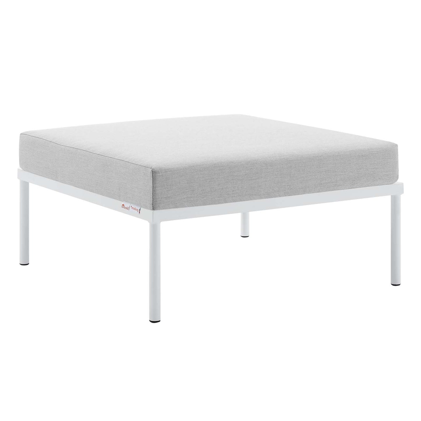 Modway EEI-4969-GRY Harmony Sunbrella Gray Outdoor Patio Aluminum Ottoman