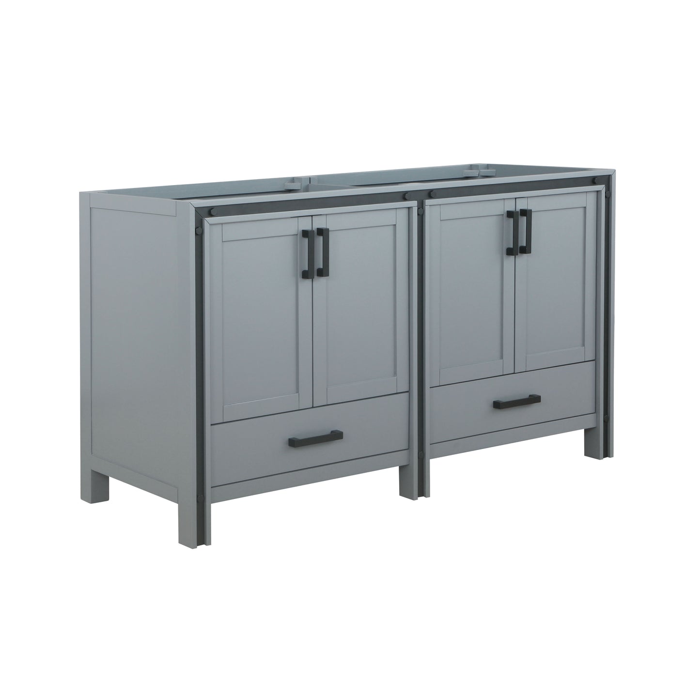 Ziva 60" Dark Grey Vanity Cabinet Only