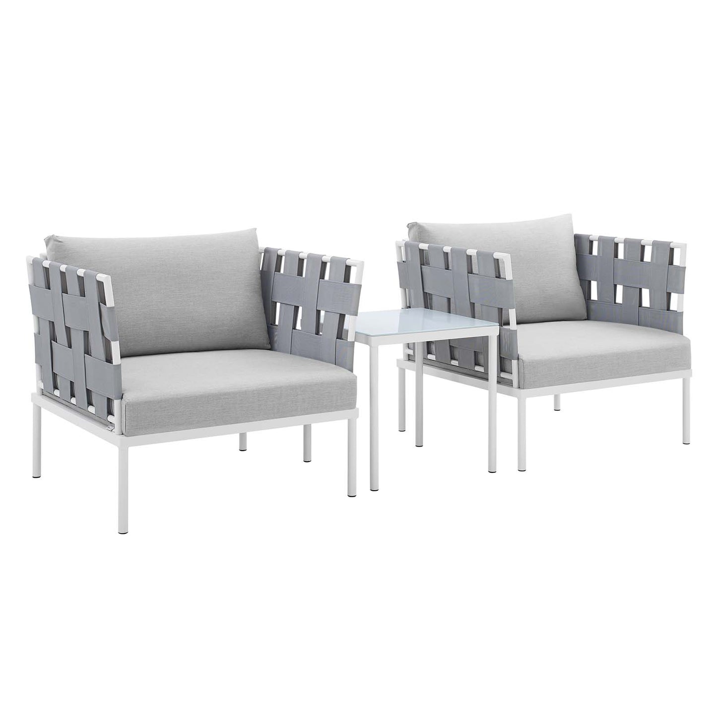 Modway Harmony Sunbrella® Outdoor Patio Sectional Sofa Set