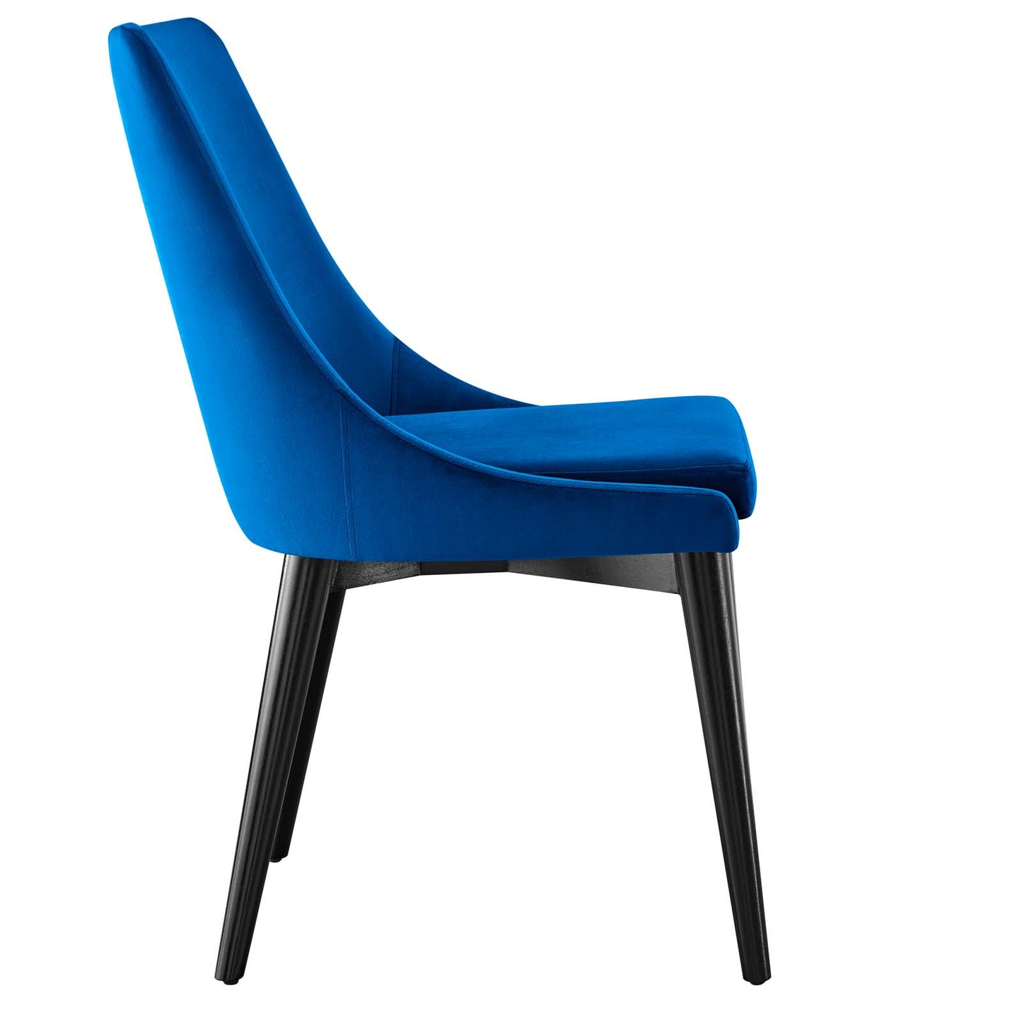 Modway Viscount Velvet Set of 2 Dining Chairs with Navy Finish EEI-5816-NAV
