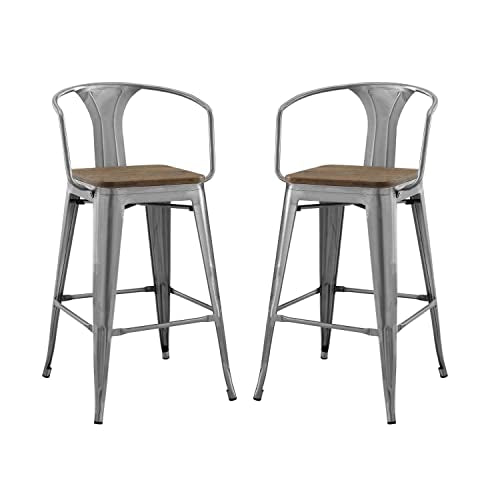 Modway Promenade Bar Stool Set of 2