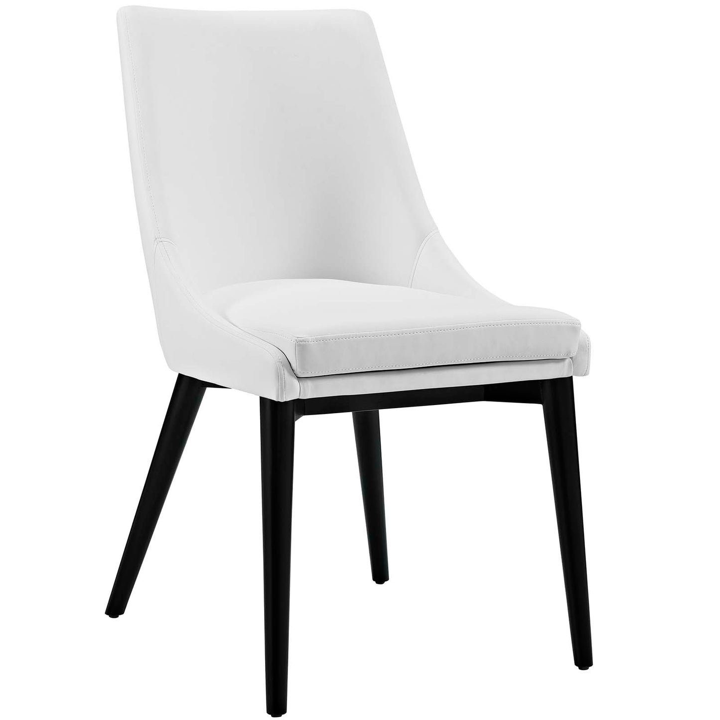 Modway Viscount Set of 2 Fabric Dining Side Chair in Teal