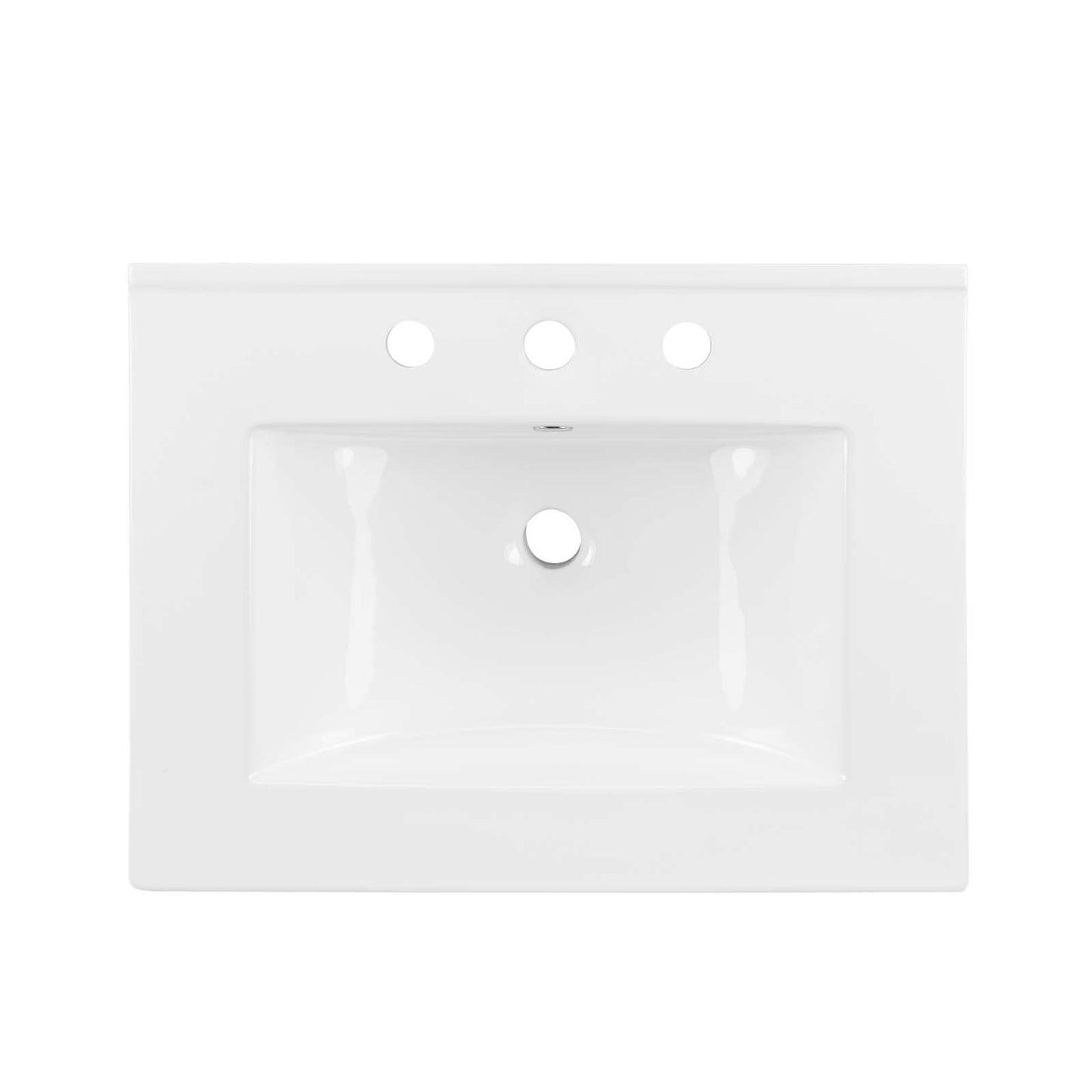 Modway EEI-3766-WHI Cayman 24" Bathroom Sink, White