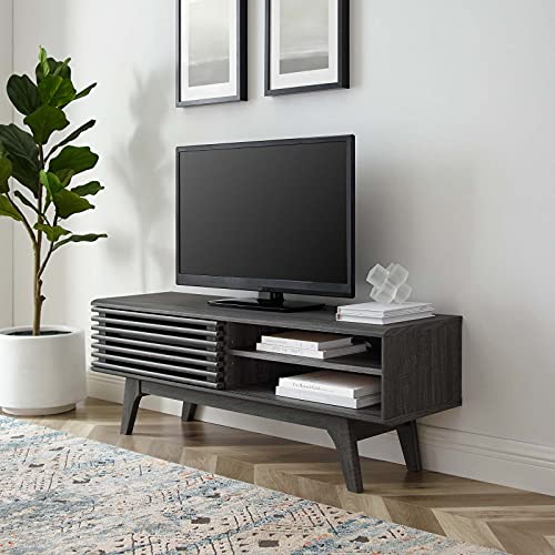 Modway Render Mid-Century Modern Low Profile TV Stand