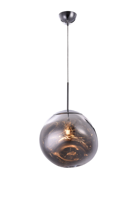 Chrome Single Pendant Lighting - DU137P15CH