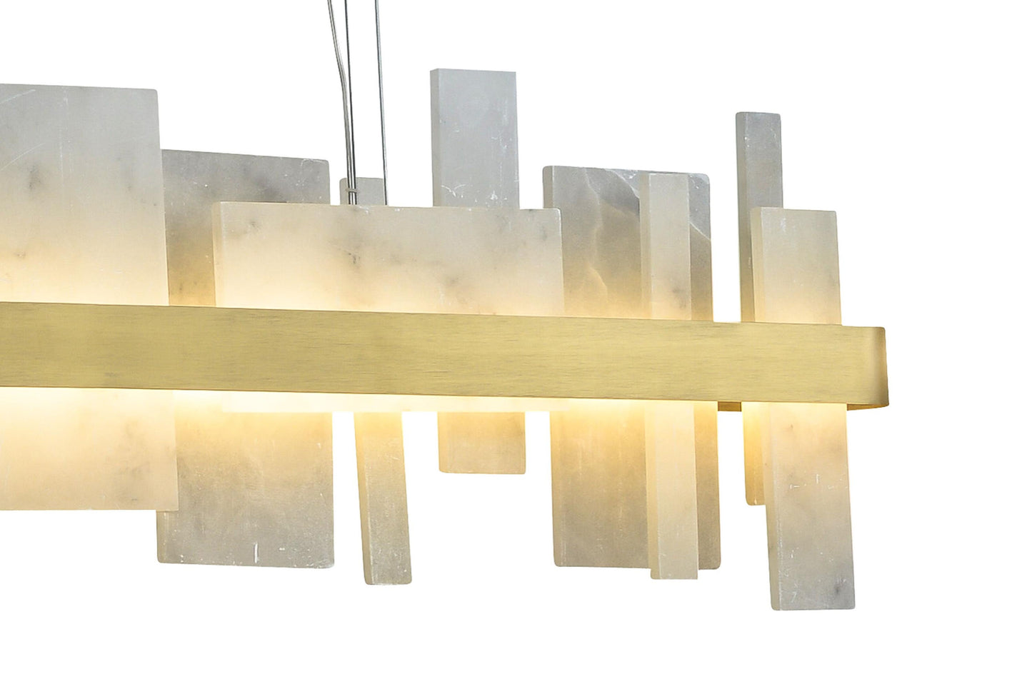 Brushed Gold LED Chandelier - MAT04C59G