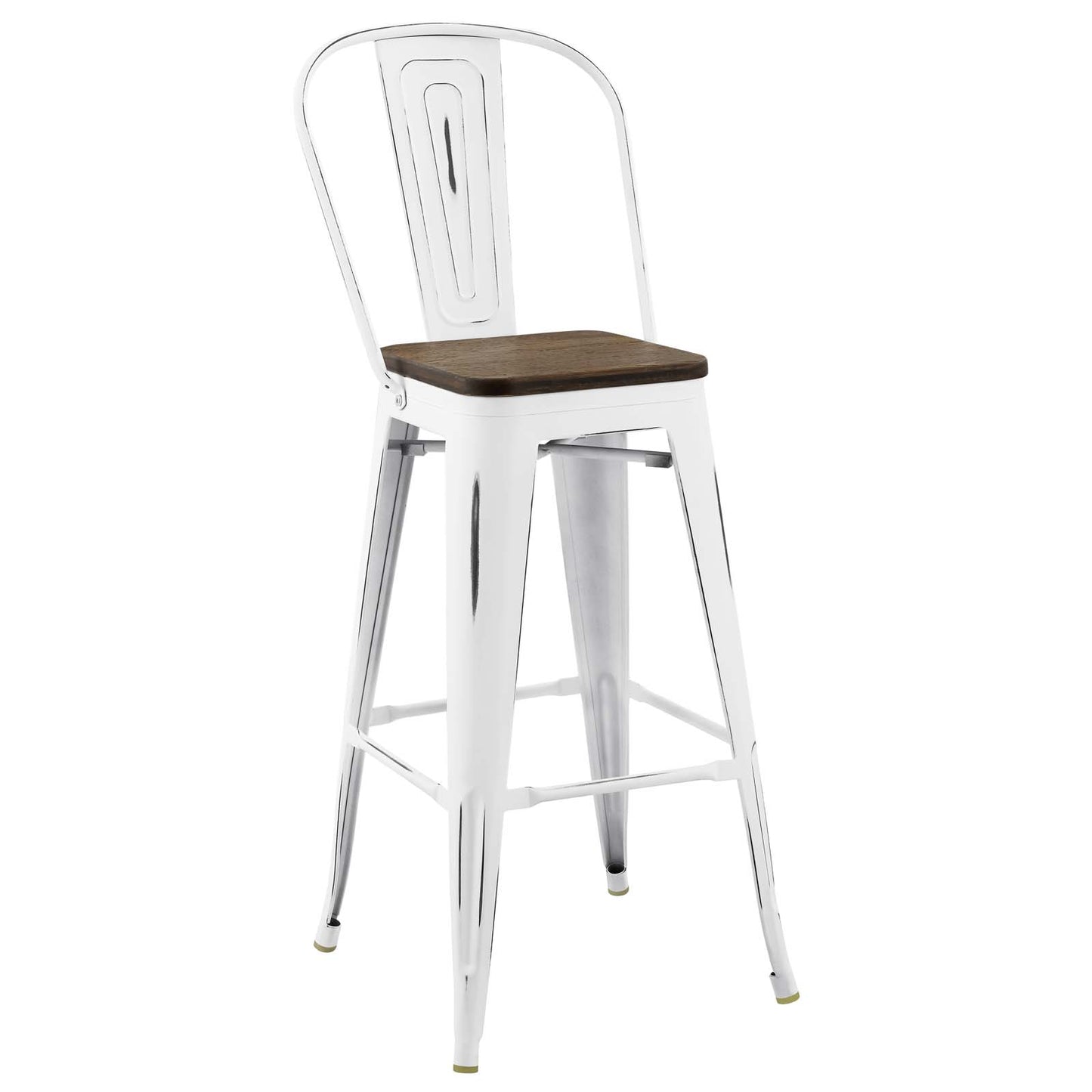 Modway Promenade barstools, White