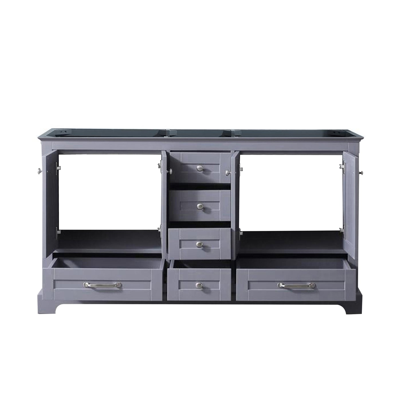 Dukes 60" Dark Grey Vanity Cabinet Only