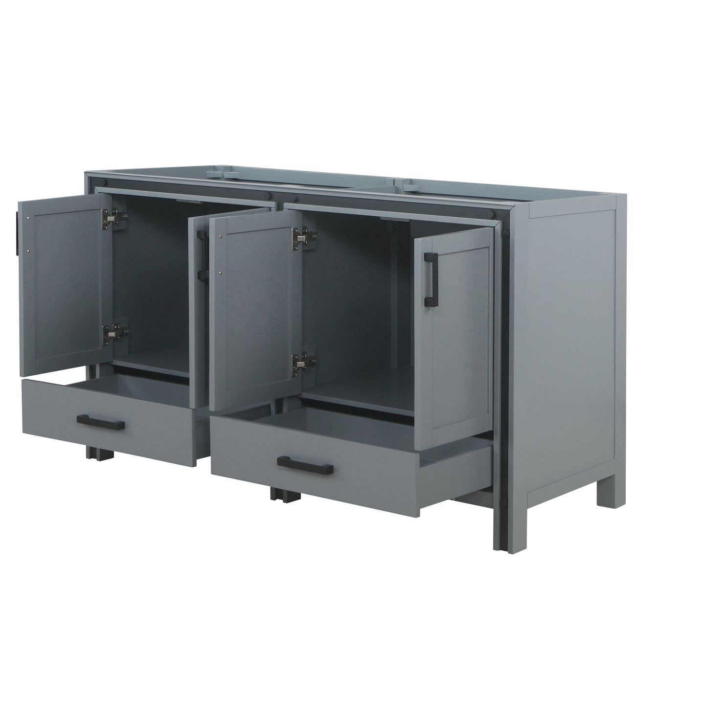 Ziva 60" Dark Grey Vanity Cabinet Only