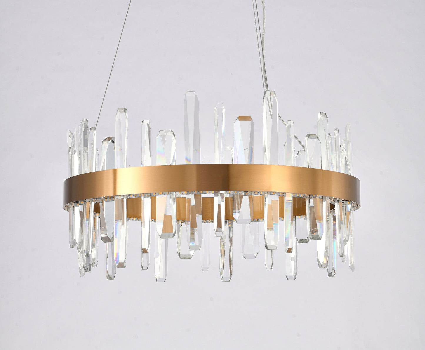 Antique Gold LED Chandelier - FT70C24G-1