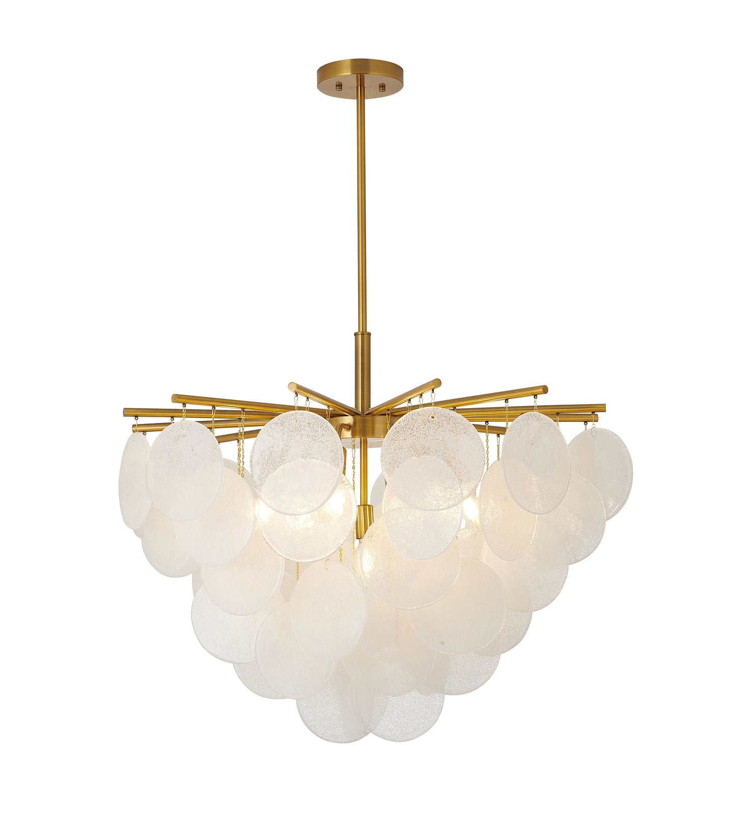 Antique Brass Semi Flush Mount - TD31C30AB