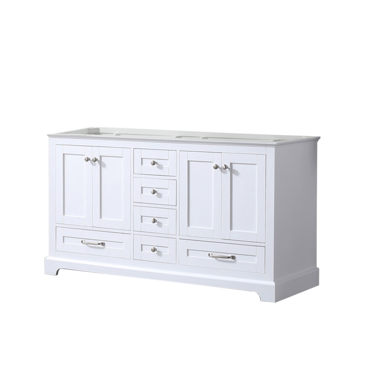 Dukes 60" White Vanity Cabinet Only