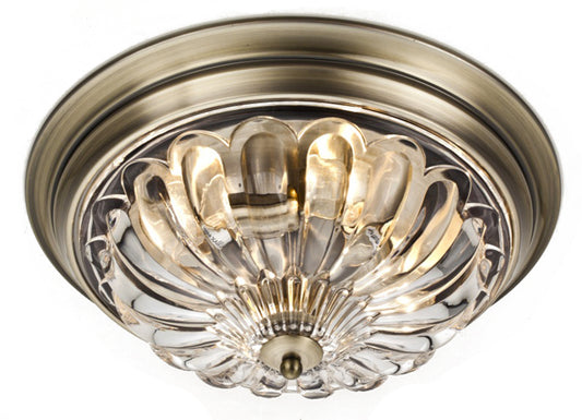 Antique Bronze Flush Mount - KC10