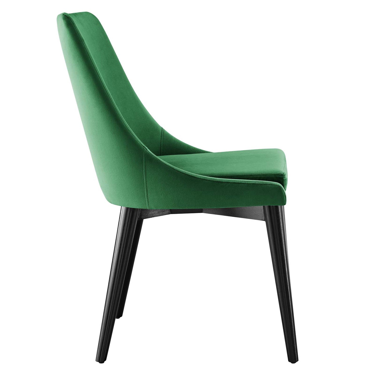 Modway Viscount Velvet Set of 2 Dining Chairs with Emerald Finish EEI-5816-EME