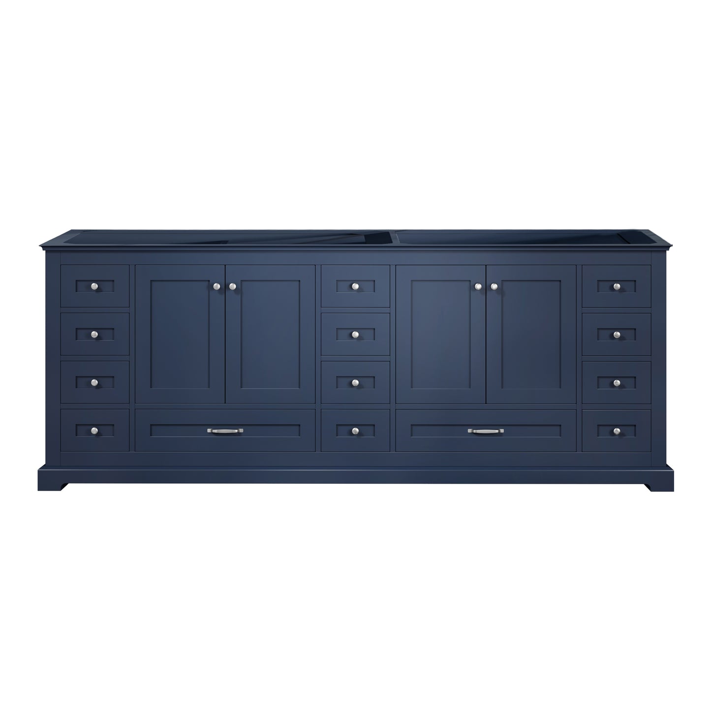 Dukes 84" Navy Blue Vanity Cabinet Only