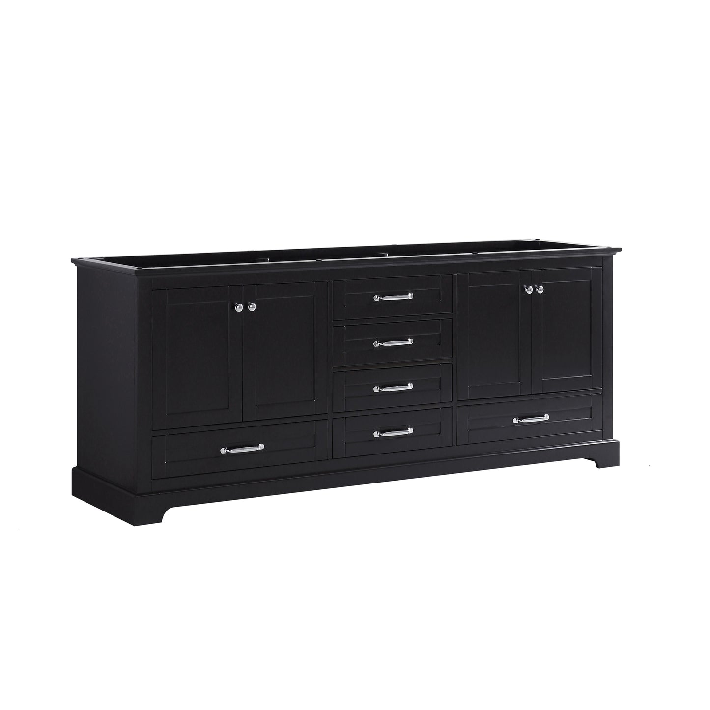 Dukes 80" Espresso Vanity Cabinet Only