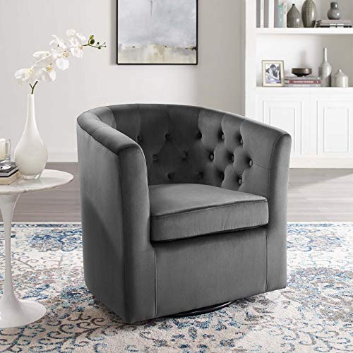 Modway Prospect Tufted Performance Velvet Swivel Armchair