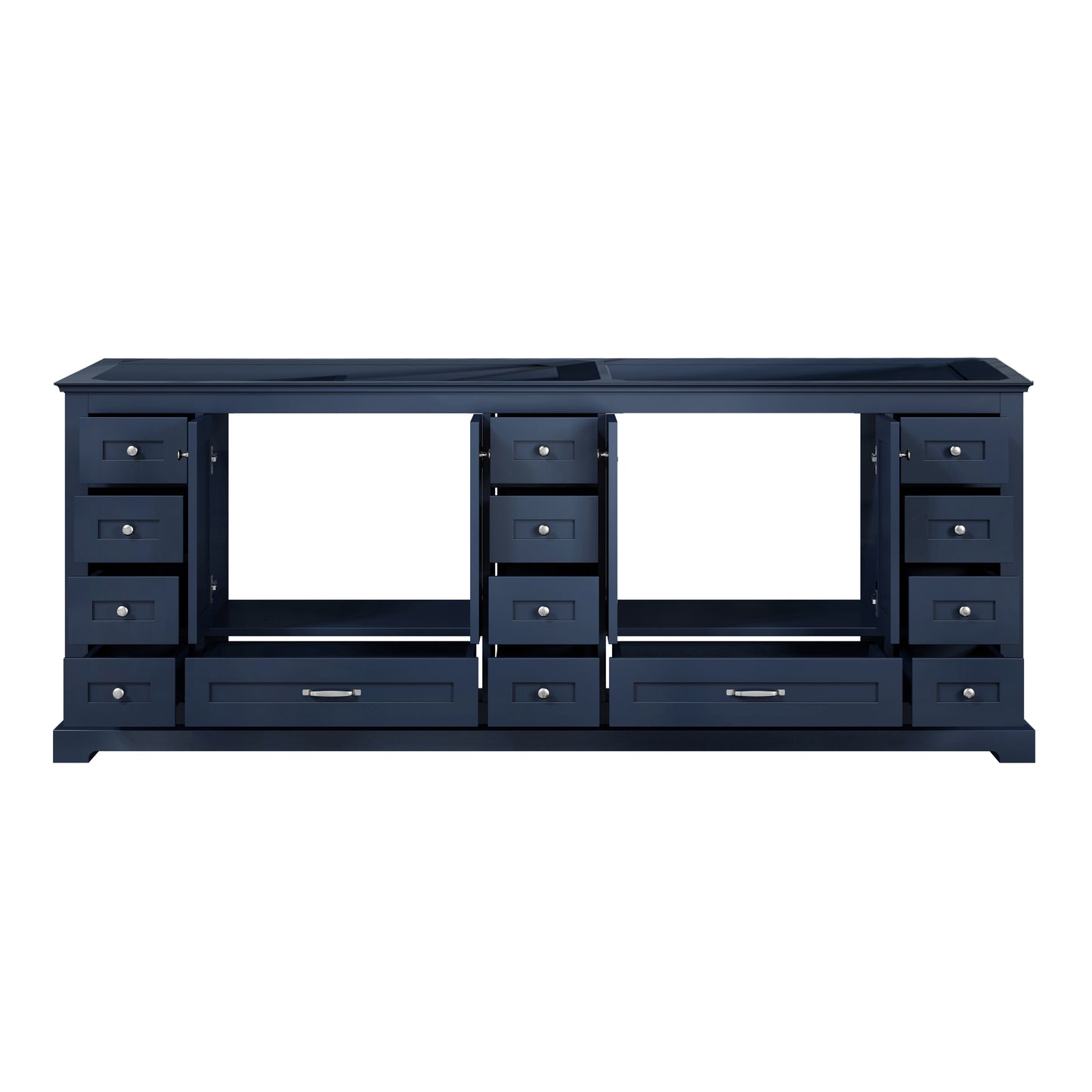 Dukes 84" Navy Blue Vanity Cabinet Only