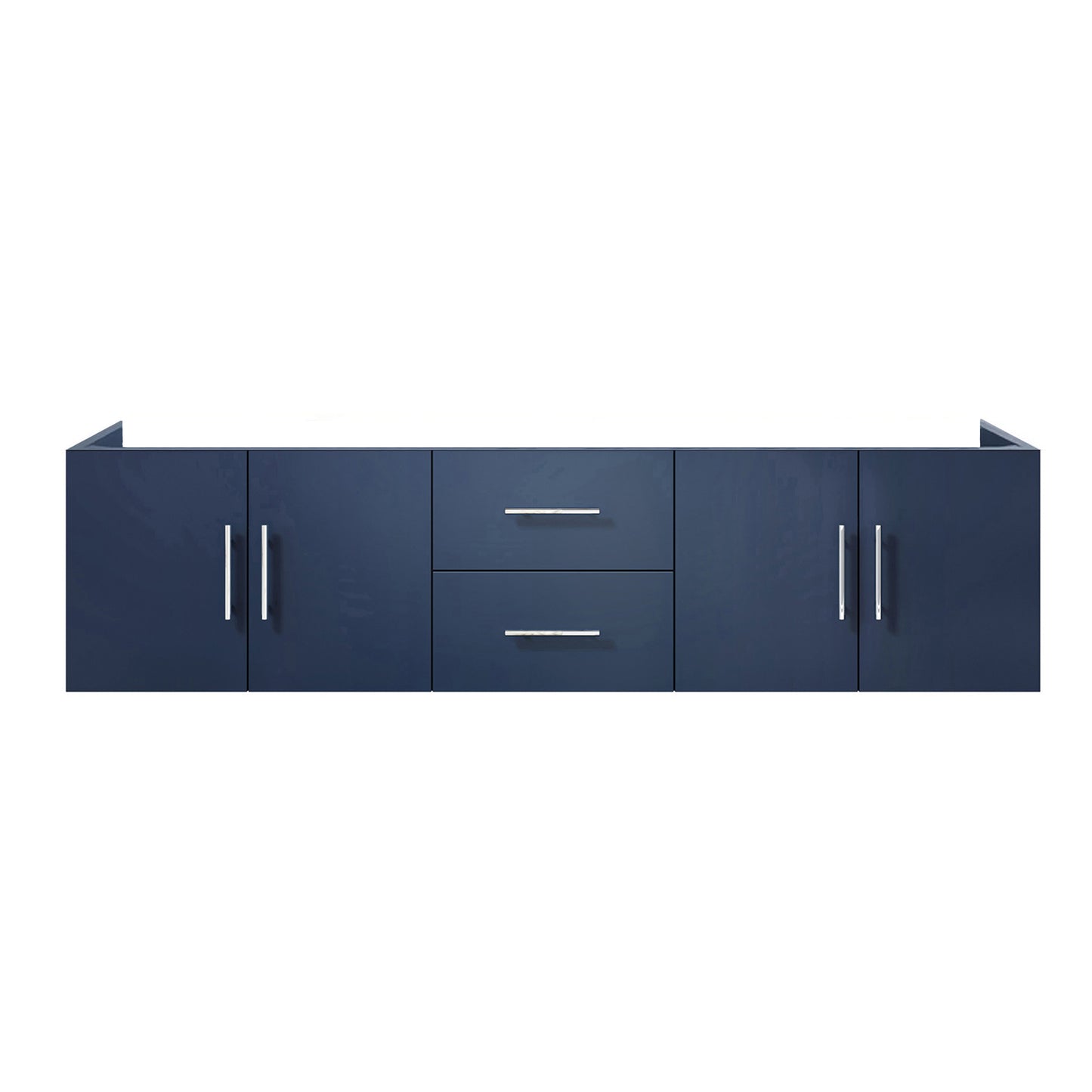 Geneva 72" Navy Blue Vanity Cabinet Only