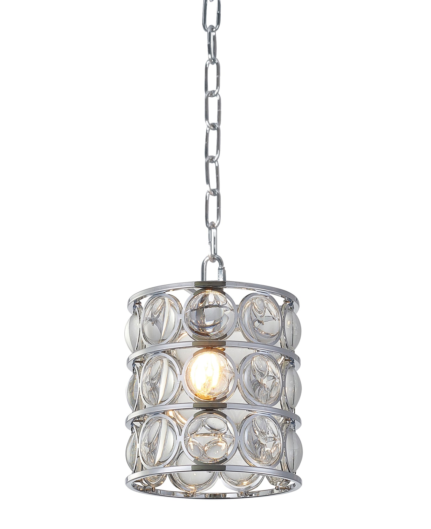 Chrome Single Pendant Lighting - MU107P8CH