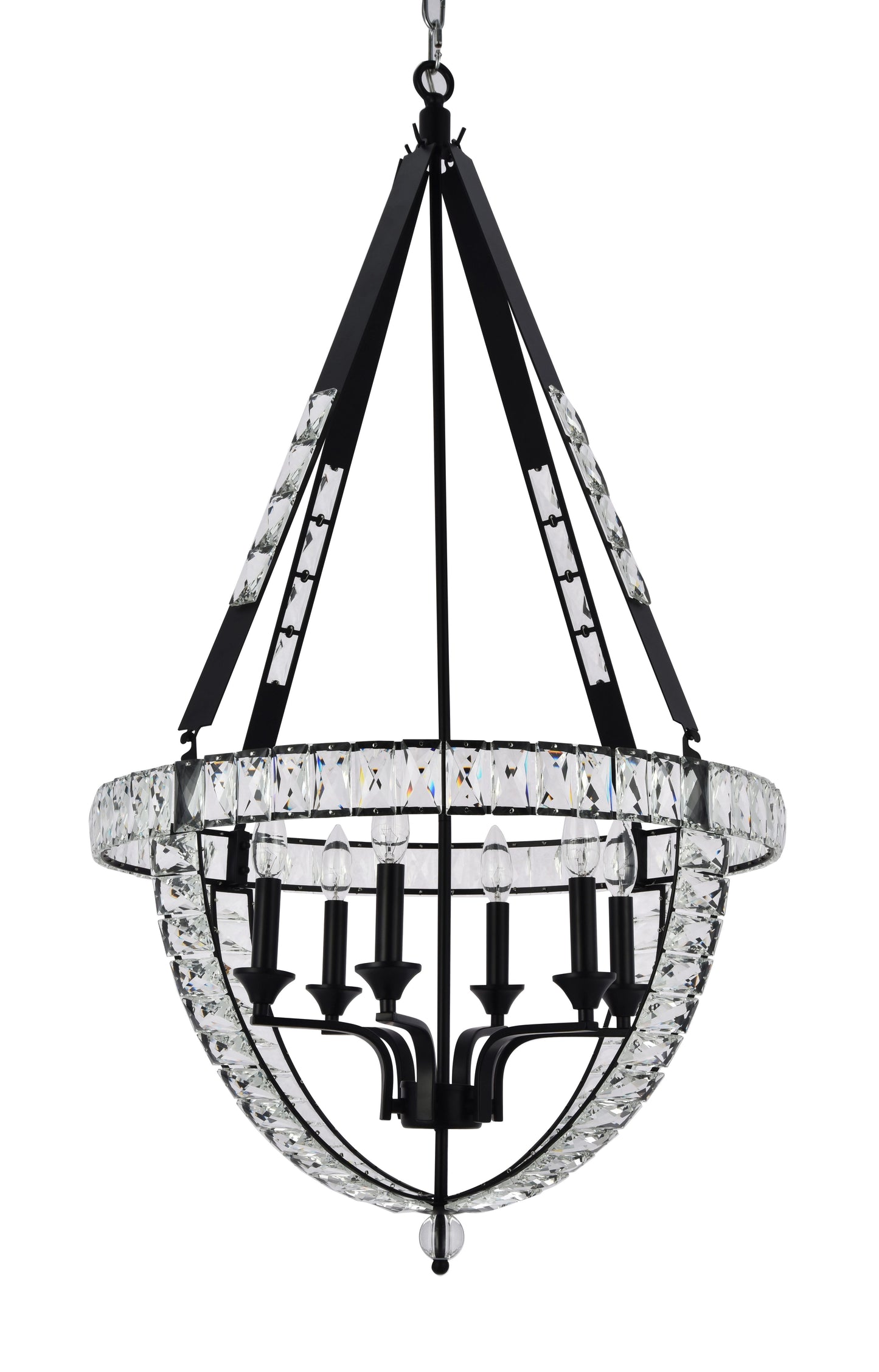 Black Chandelier - LA17C24BLK