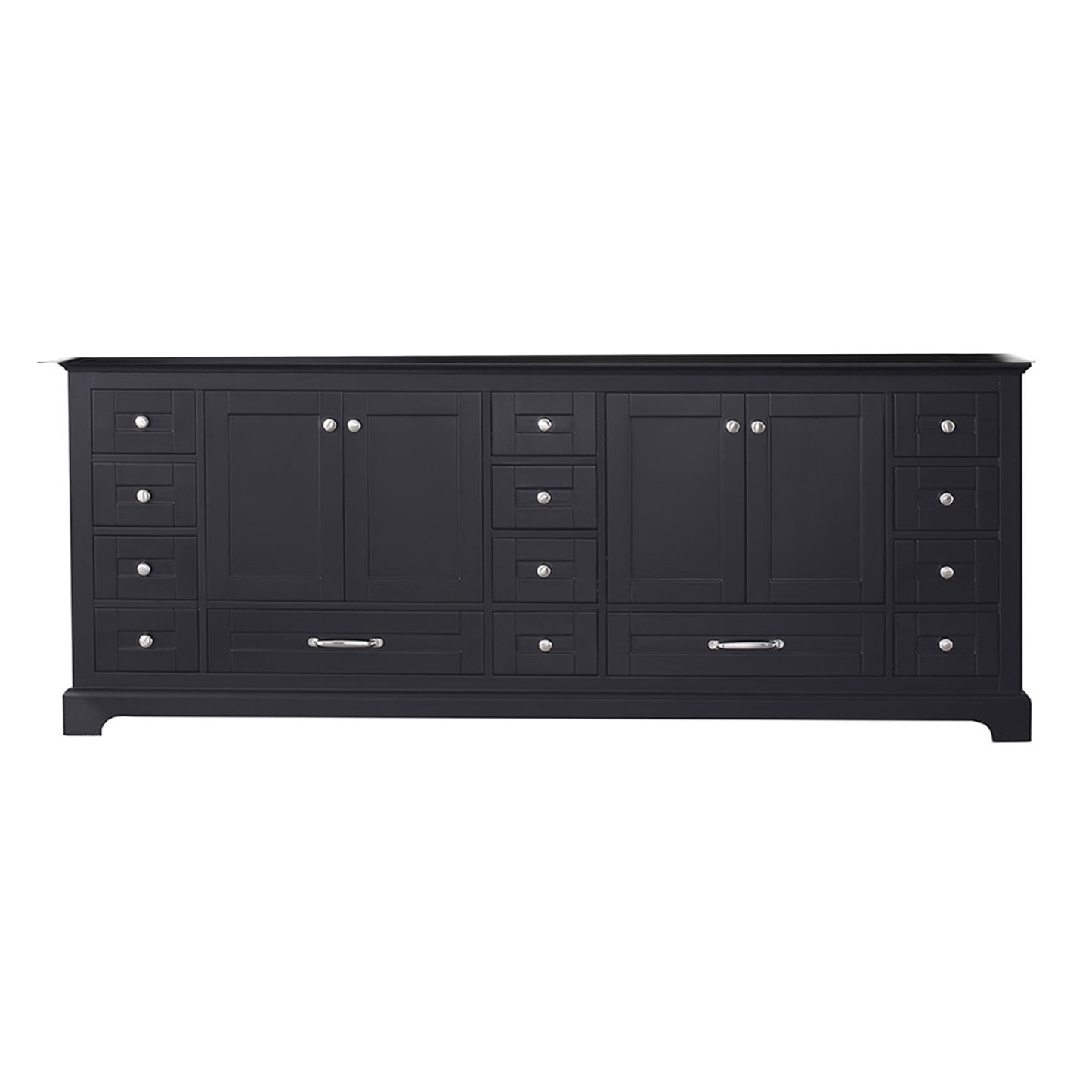 Dukes 84" Espresso Vanity Cabinet Only