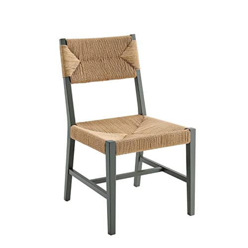 Modway Light Gray and Natural Bodie Wood Dining Chair EEI-5489-LGR-NAT