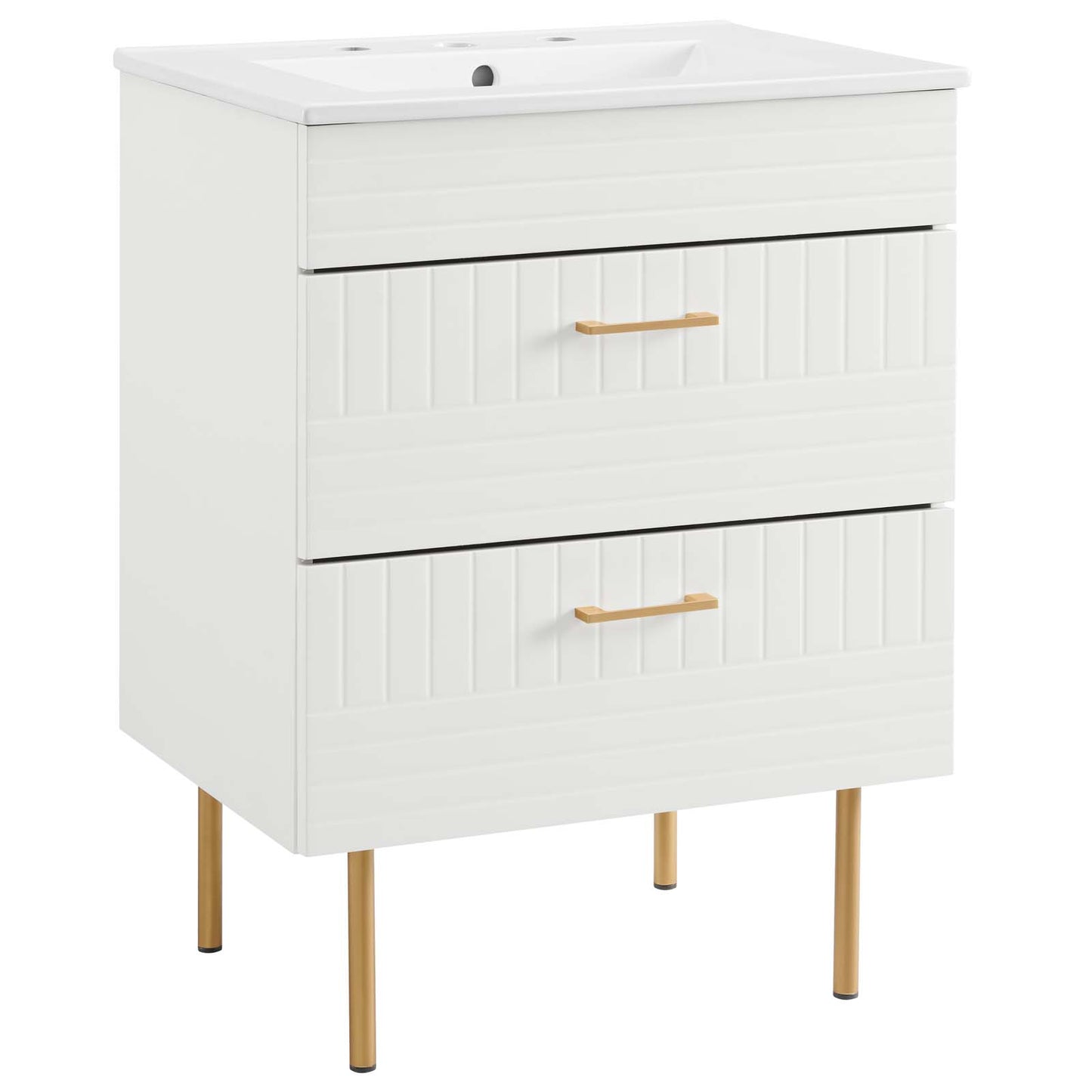 Modway Daybreak 24" Bathroom Vanity White