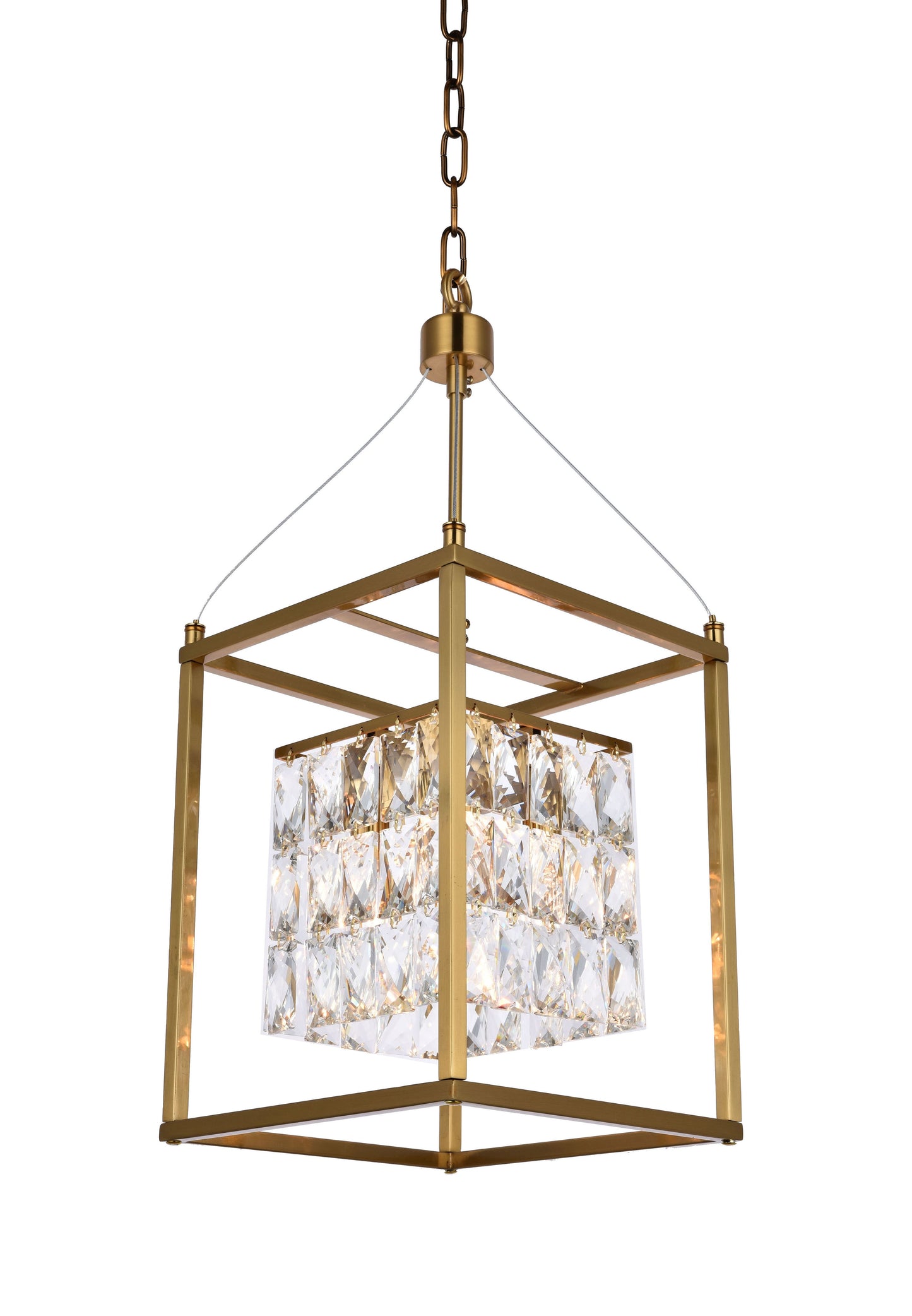Antique Brass Chandelier - LA11AB-10