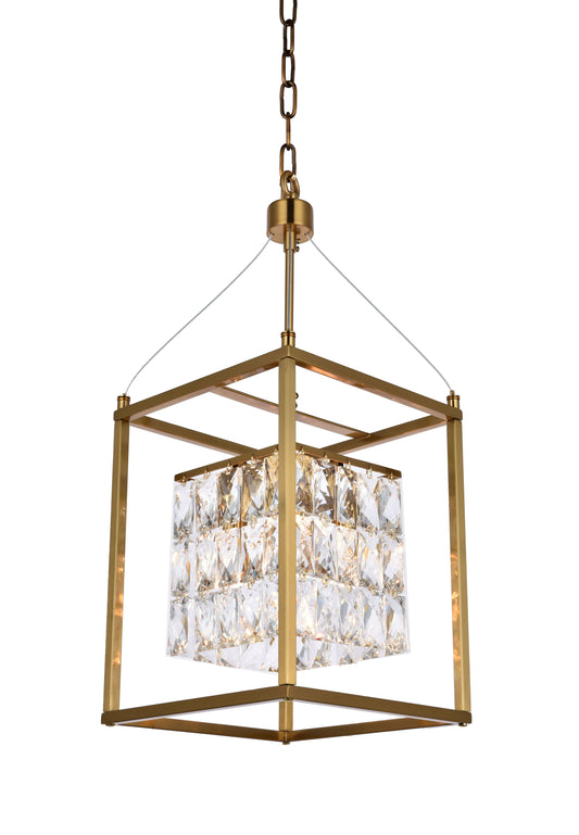 Antique Brass Chandelier - LA11AB-10