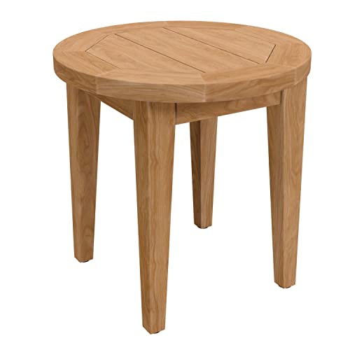 Modway Natural Brisbane Teak Wood Outdoor Patio Side Table EEI-5604-NAT