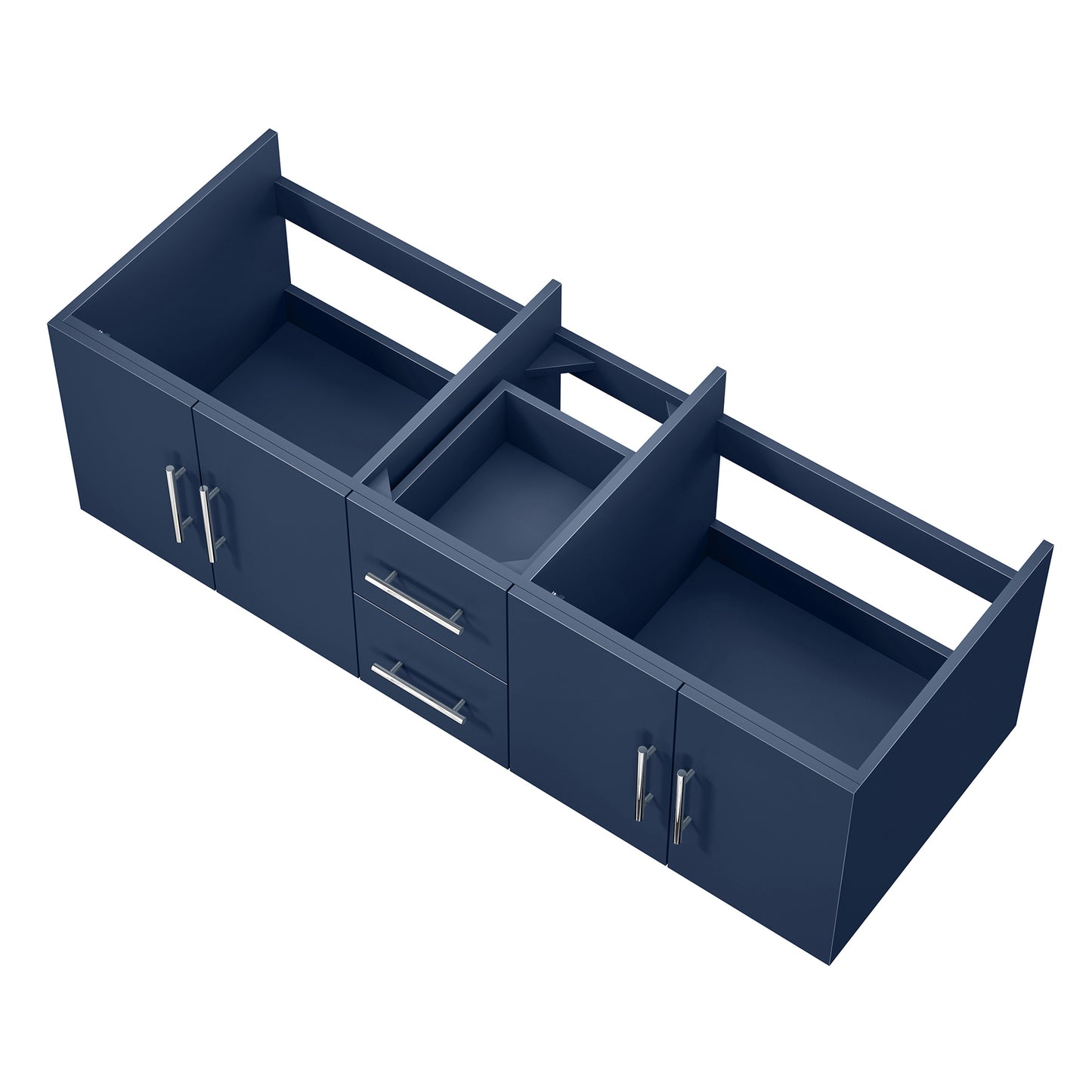 Geneva 60" Navy Blue Vanity Cabinet Only