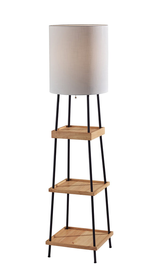 Henry AdessoCharge Shelf Floor Lamp- Natural
