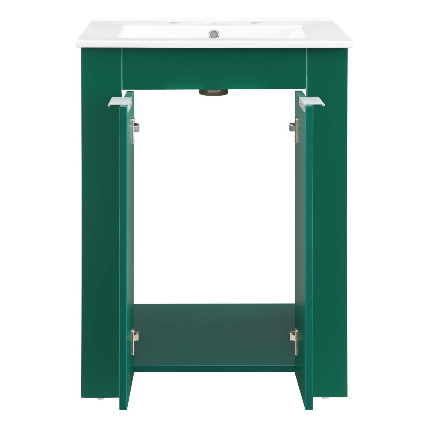 Modway Maybelle 24" Bathroom Vanity, Green White