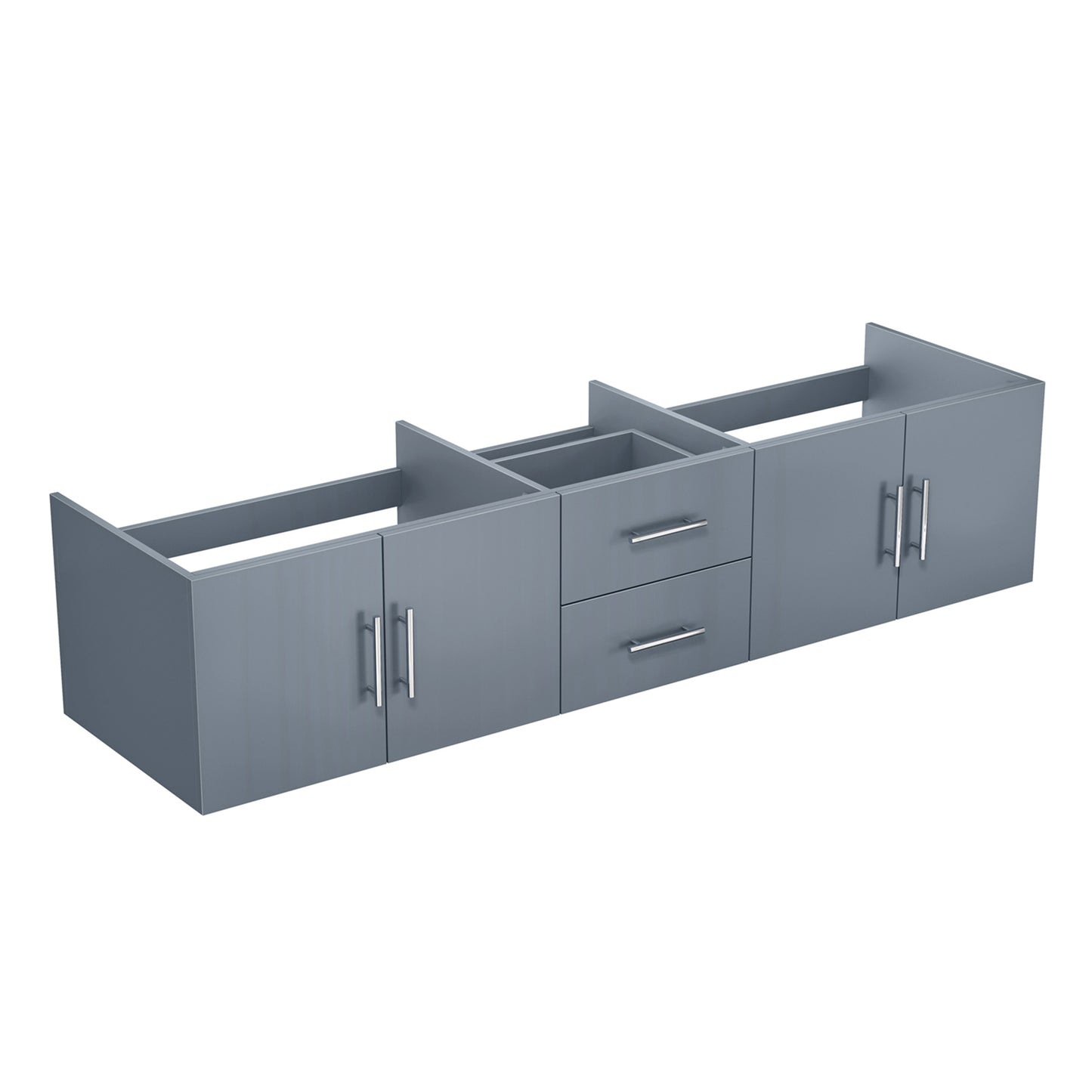 Geneva 80" Dark Grey Vanity Cabinet Only