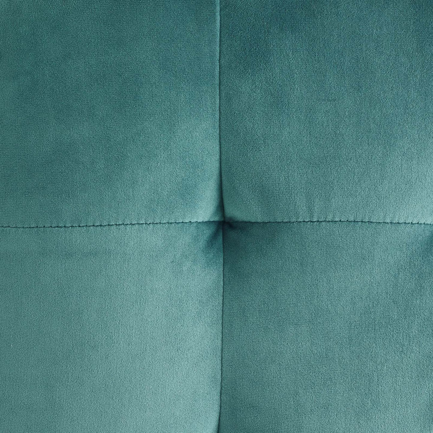 Modway Contour Tufted Button Cube Performance Velvet Ottoman, Teal 15.5"L x 15.5"H